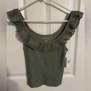 American Eagle Ruffle Tank XS New With Tags